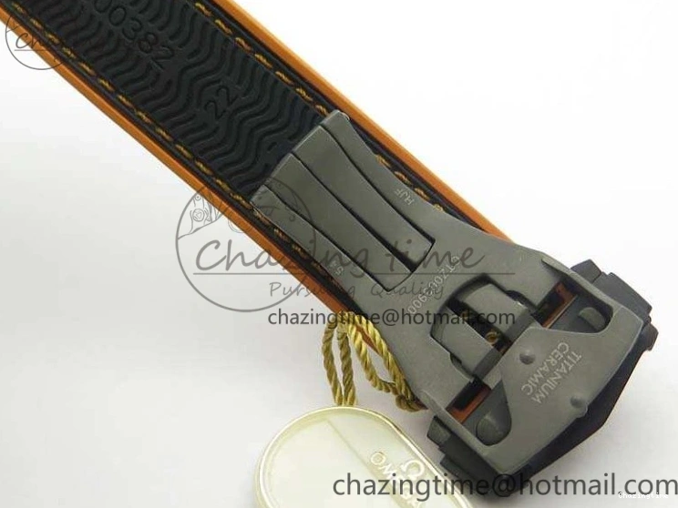 0120 Planet Ocean Master Chronometer Chrono DLC OM 1:1 Best Edition Black Dial On Nylon Strap A Chic 8103